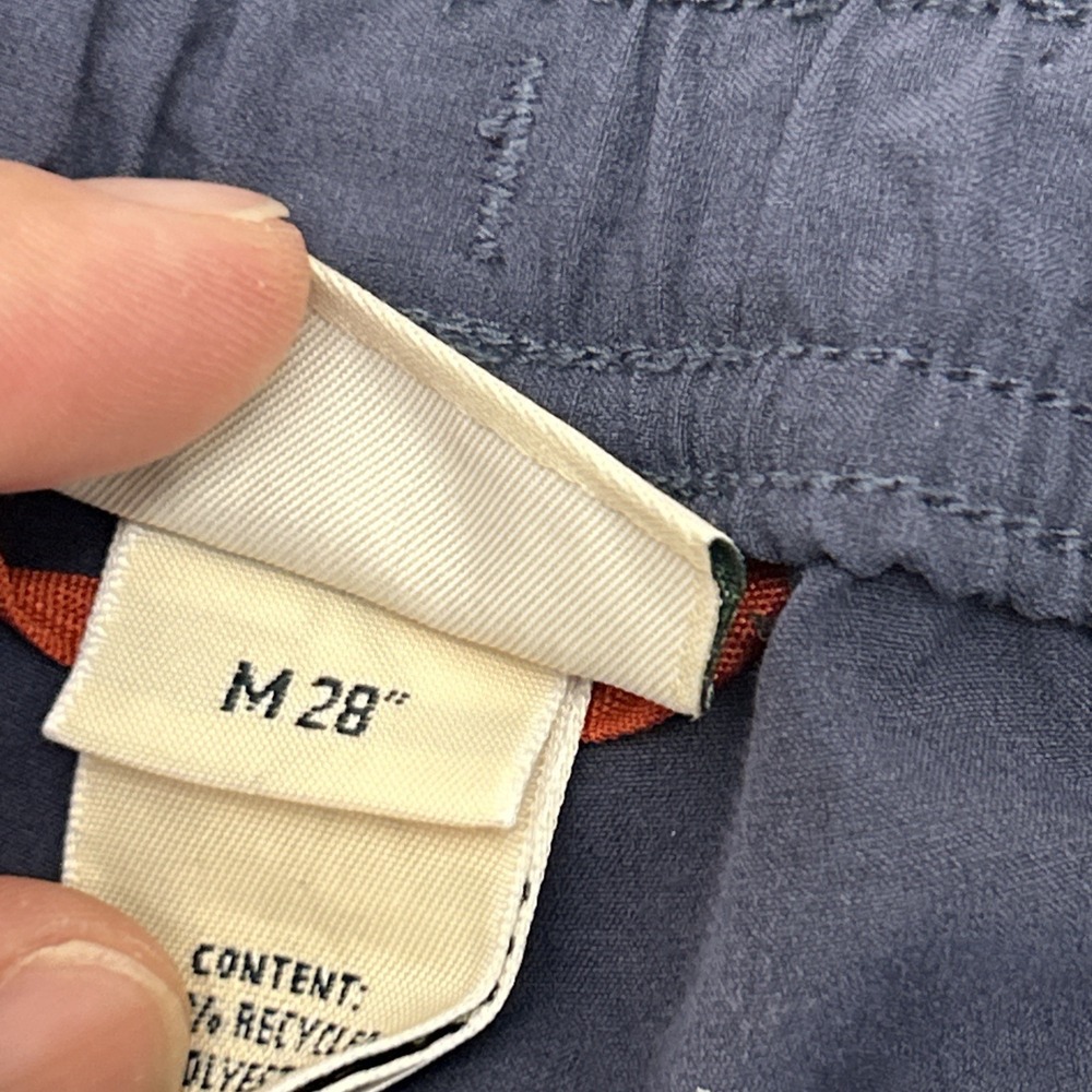 LL Bean Multisport Pants Men's Medium Blue Woven Straight Leg Stretch Hiking - Picture 4 of 11
